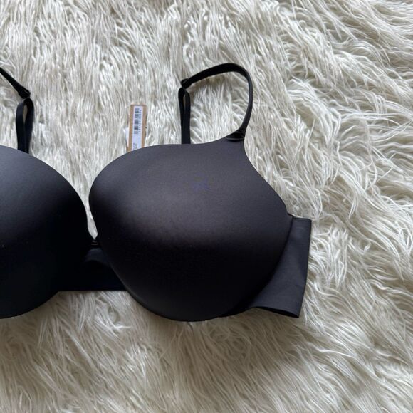 Skims Ultimate Push up Plunge Bra Onyx Size 44D - Picture 3 of 8